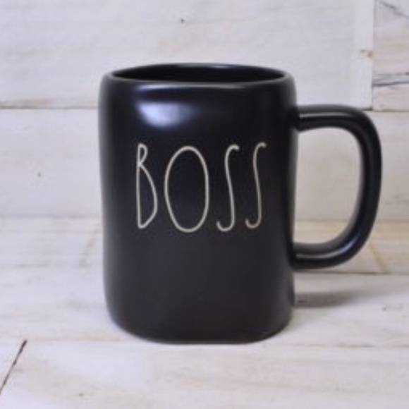 Rae Dunn Other - Rare Rae Dunn Black “Boss” Mug